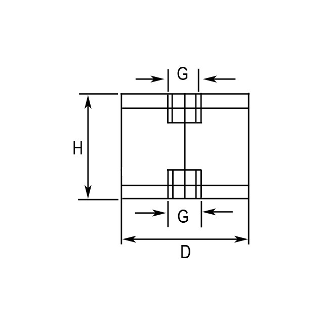 Plot Cylindrique Anti-vibratoire Femelle Femelle 40/45 M10 référence fournisseur 40176118